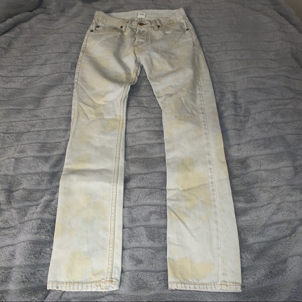 NSF Women’s Distressed Easy Straight Denim Jeans